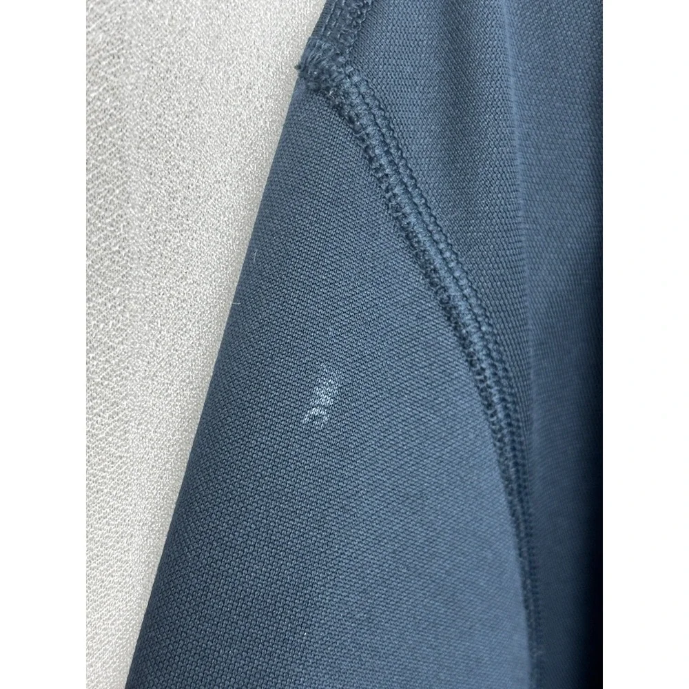 Men's Nike Running Dri Fit 1/4‎ Zip Pullover Shirt Size Large XL Navy Blue 0464